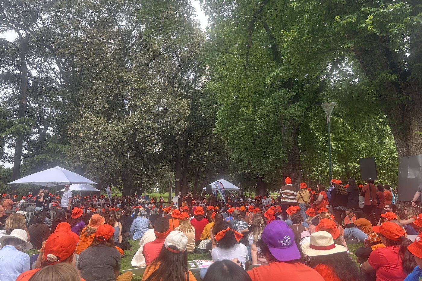 Thousands gathered for the Walk Against Family Violence 2025 in Melbourne