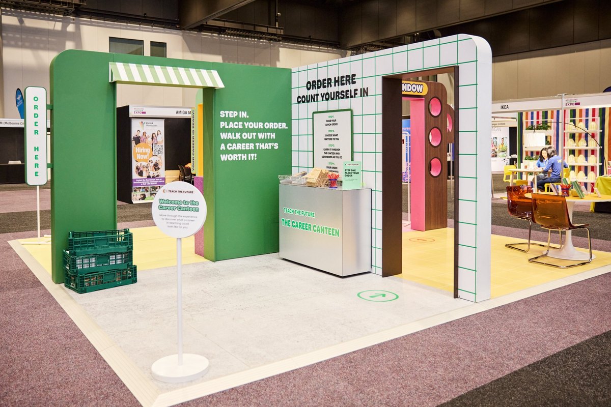 The Career Canteen, ready for students at the Melbourne Career Expo